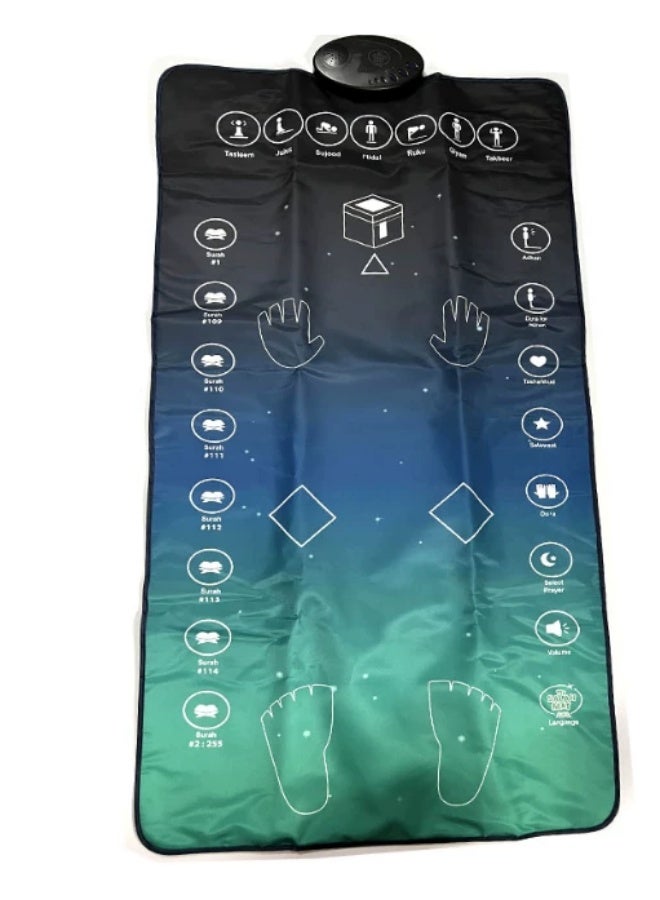 SZ60 Large Electronic Prayer Mat with LED Lights and English Guidance for Adults