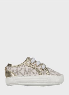 Michael Kors Infant Baby Sneaker Low Top Lace Up Sneakers  - Image 1