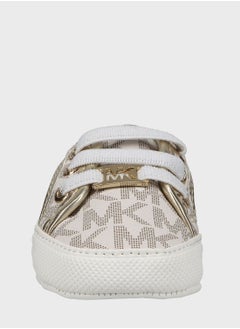 Michael Kors Infant Baby Sneaker Low Top Lace Up Sneakers  - Image 3