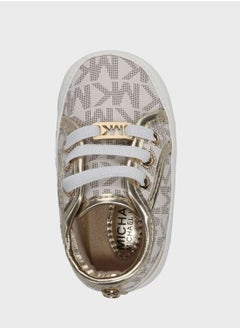 Michael Kors Infant Baby Sneaker Low Top Lace Up Sneakers  - Image 5