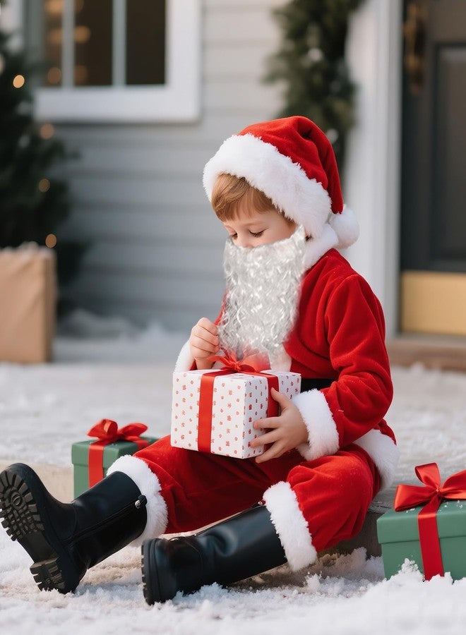PrettyQueen Boys Santa Claus Costume, Children's Santa Costume, Kids Xmas Santa Suit Christmas Outfit for Halloween Cosplay - Image 5