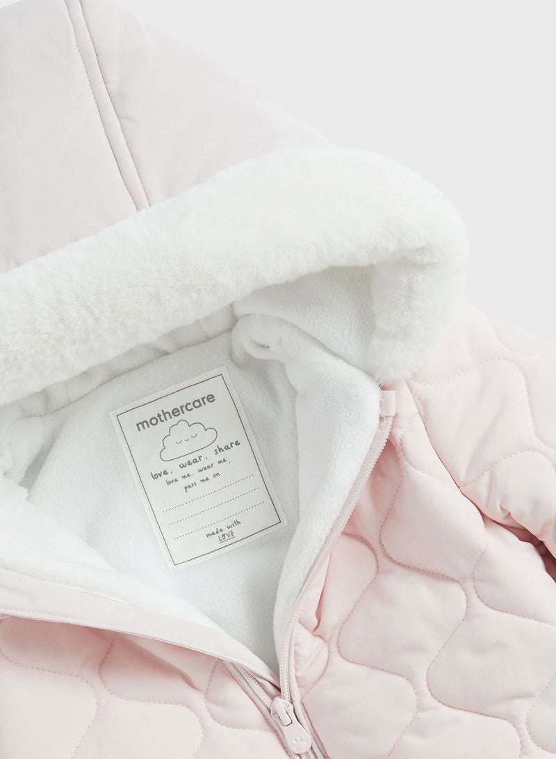 mothercare Infant Essential Snowsuit  - Image 3