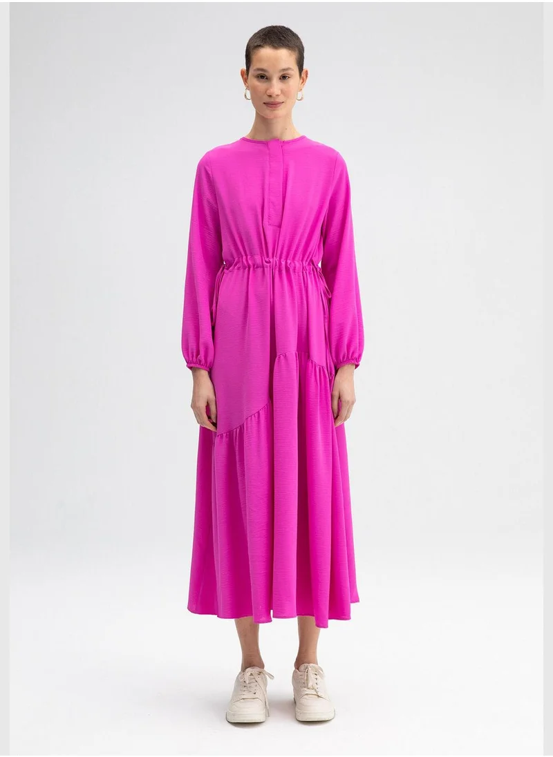 تاتشي FRILLED CREPE DRESS