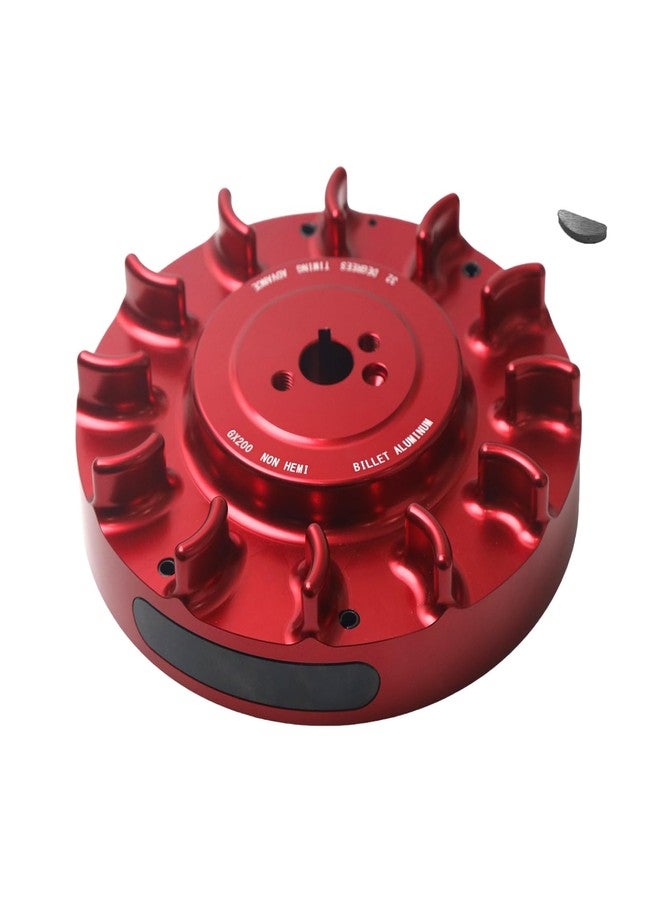 GUCIDDAK Speedway Billet Flywheel For Predator 196cc, 212cc NonHemi Cast,For Honda GX160 GX200,Advance timing of approximately 32 Degrees Red - Image 1