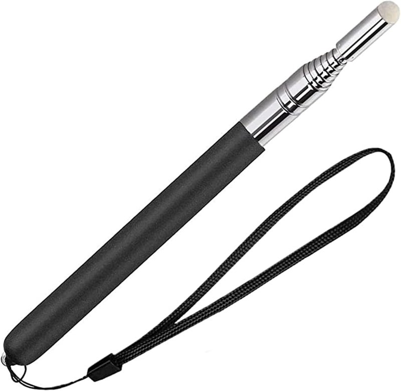 Telescopic Pointer Stick with Light Teacher Pointer for Classroom Presentation Pointers Telescopic Pointer Stick with Hand Lanyard Hand Pointer Extendable Pointer