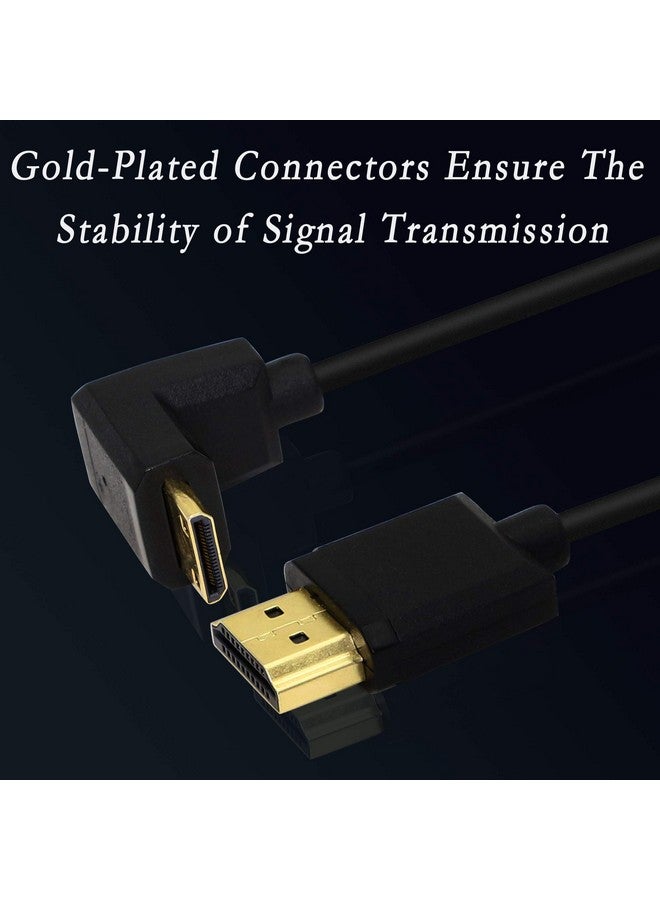 PNGKNYOCN 15Cm Mini Hdmi To Hdmi Short Cable 90 Degree Downward Angle High Speed Mini Hdmi Male To Hdmi 2.0 Male Adapter Support 4K@60Hz Youcheng For Raspberry Pi Tablet Camera Etc (Down)  - Image 4