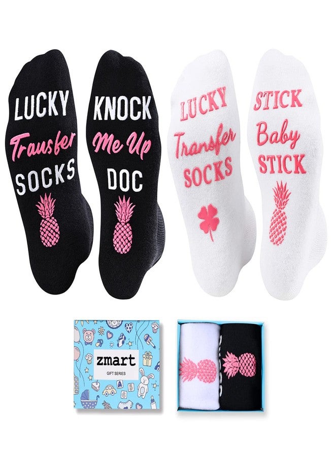 Zmart IVF Gifts Fertility - Infertility Embryo Transfer Gifts for Women, IVF Lucky Pineapple Socks Egg Retrieval Socks - Image 1