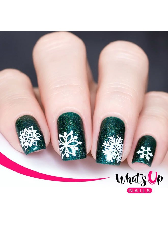 Whats Up Nails Christmas New Year Winter Nail Stamping Plates (A022, B065) for Nail Art Design - Image 2