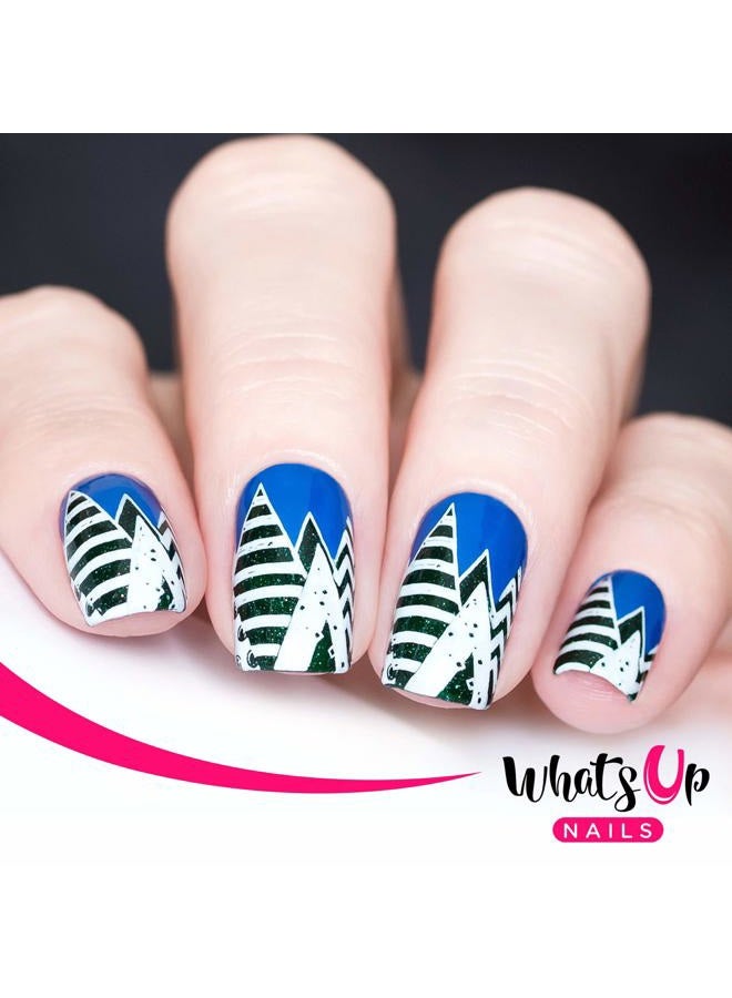Whats Up Nails Christmas New Year Winter Nail Stamping Plates (A022, B065) for Nail Art Design - Image 5