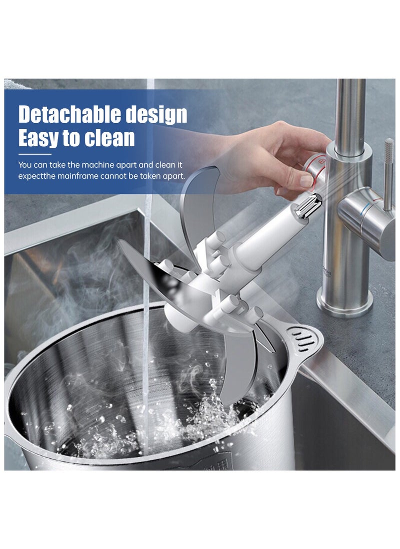 Perfin - Electric Chopper 3L Meat Grinder 2 Speed Adjustable Food Chopper for Vegetables and Meat  Multipurpose Mincer with Double layer 4-blade blade 300W - Image 1