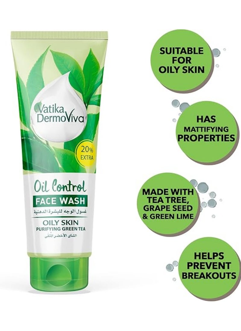 VATIKA - Vatika Dermoviva Oil Control Face Wash Oily Skin 185 Ml - Image 1