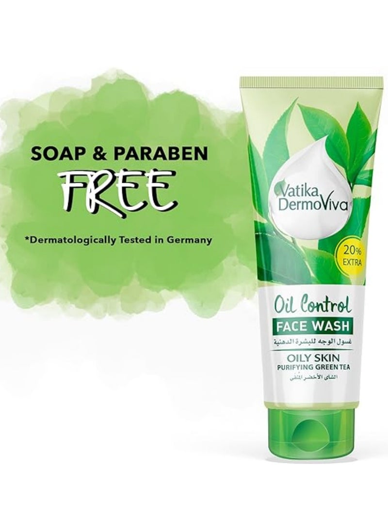 VATIKA - Vatika Dermoviva Oil Control Face Wash Oily Skin 185 Ml - Image 1