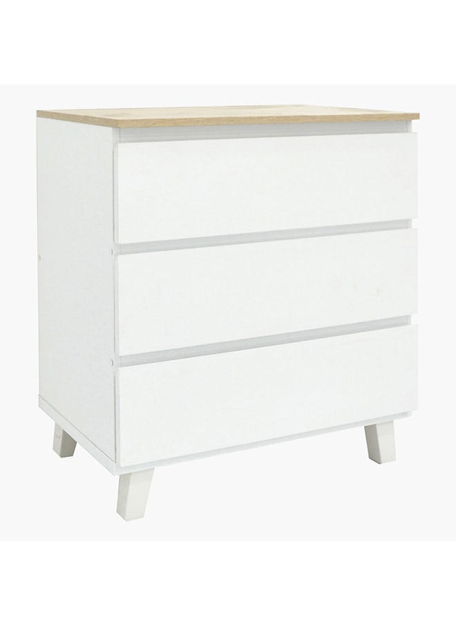 Home Box - Kulltorp Plus Chest Of 3-Drawers With Legs 40 x 74.1 x 70 cm - Image 1