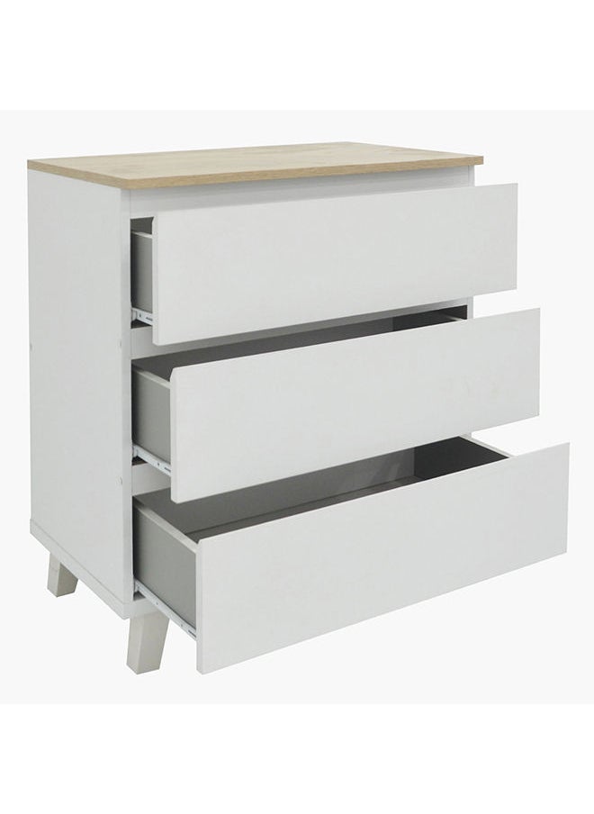 Home Box - Kulltorp Plus Chest Of 3-Drawers With Legs 40 x 74.1 x 70 cm - Image 1