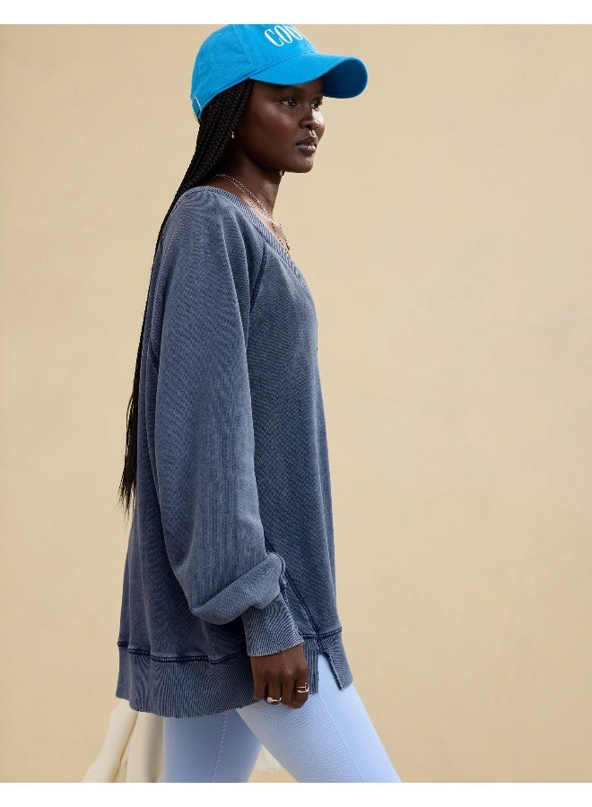 Aerie Downtime V-Neck Sweatshirt - Image 5