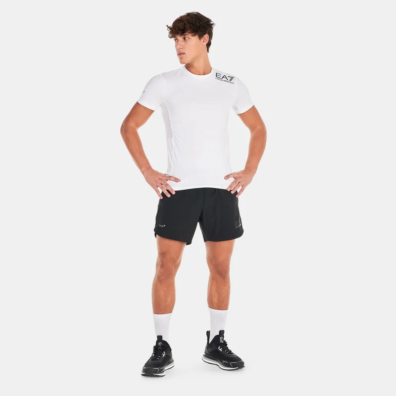 EA7 Emporio Armani White Men's Vigor7 Training T-Shirt for Men | Best Price UAE