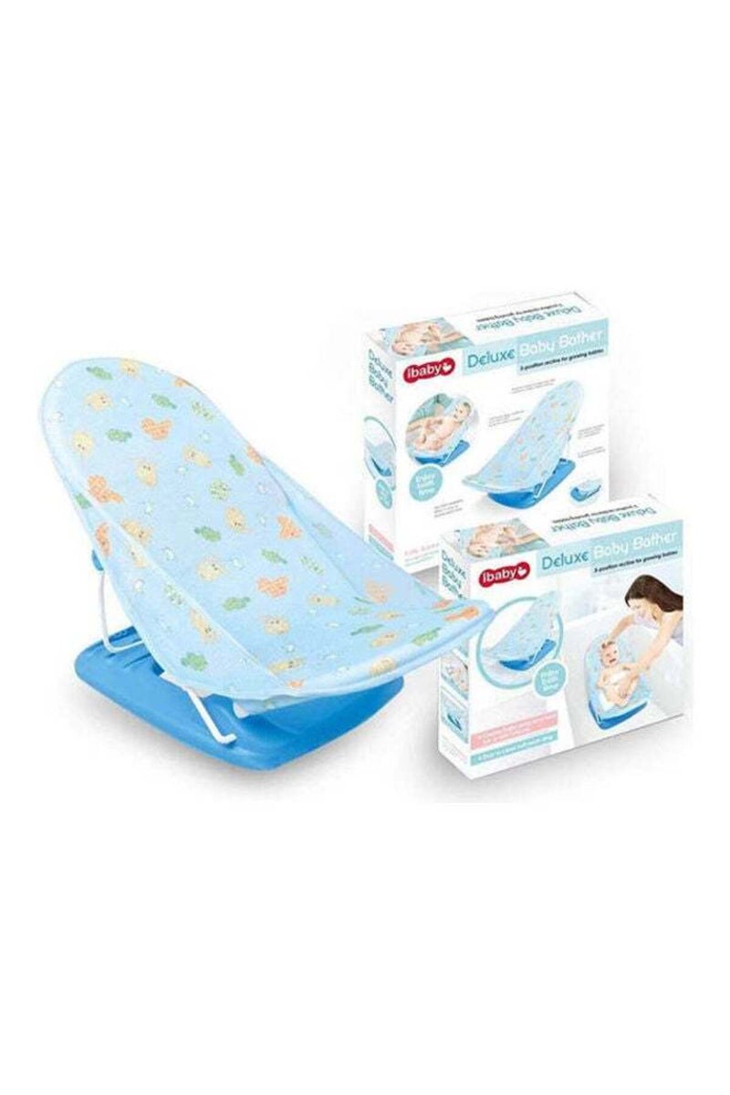 ibaby حمام أطفال فاخر باللون الأزرق للرضع