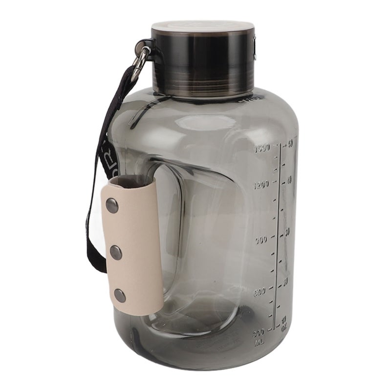Hydrogen Water Bottle: 1.5 Liters Grayish Black SPE PEM Technology - Portable Generator, Antioxidant Benefits Water Ionizer Generator for Daily Hydration, Athletic Performance - Image 2