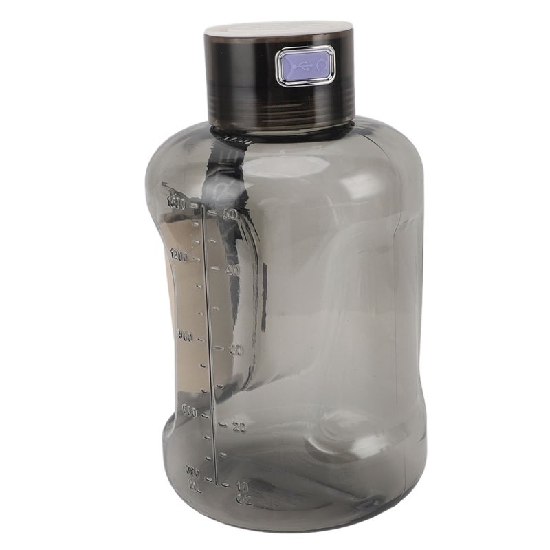 Hydrogen Water Bottle: 1.5 Liters Grayish Black SPE PEM Technology - Portable Generator, Antioxidant Benefits Water Ionizer Generator for Daily Hydration, Athletic Performance - Image 5