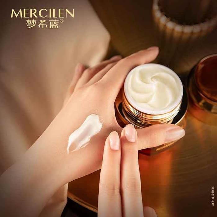 mercilen كريم كولاجين III المضاد للتجاعيد، مرطب مشدود للوجه، 1.7 أونصة سائلة - Image 5