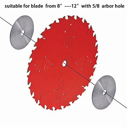 fanxiang Pair of Blade Stabilizers/Saw Blade Dampener/ Saw Blade Stiffener 4" Diameter x 5/8 Bore for Saw Blade from 8in-12in - Image 4