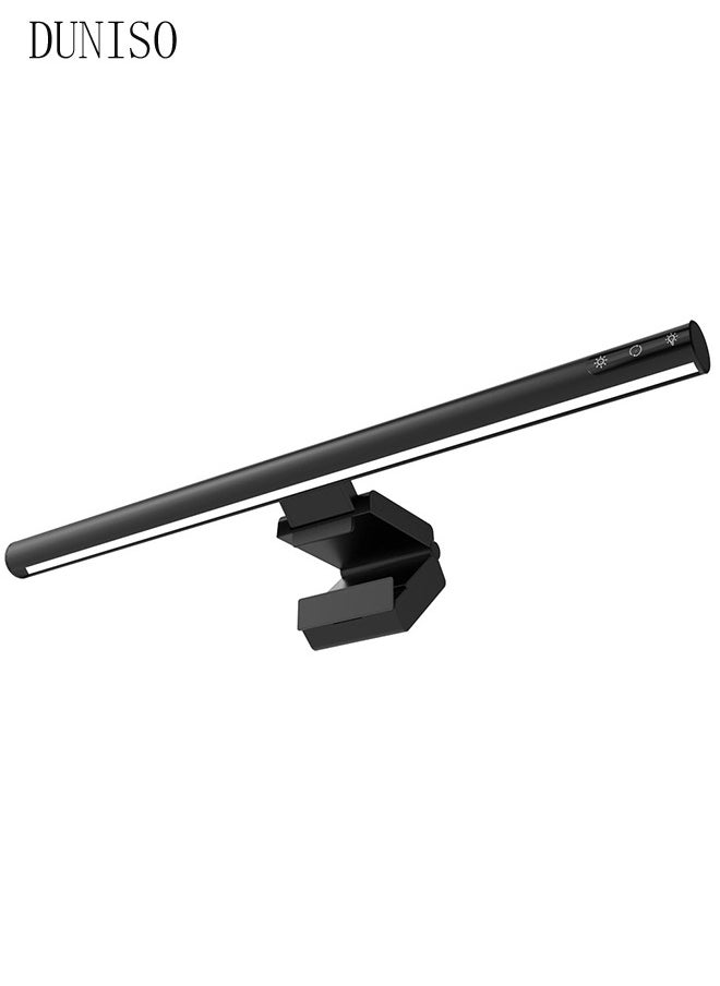 Computer Monitor Lamp, Screen Monitor Light Bar for Eye Caring, USB Reading LED Task Lamp with Auto-Dimming, Dimmable Lamp Bar, Touch Control, No Glare Space Saving Home Office Desk Lamps
