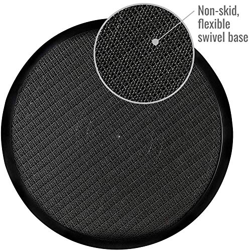 HealthSmart 360 Degree Swivel Seat Cushion, Chair Assist for Elderly, Swivel Seat Cushion for Car, Twisting Disc, Gray Stripe, 12.5 Inches in Diameter - Image 5