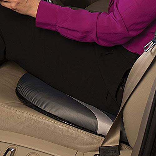 HealthSmart 360 Degree Swivel Seat Cushion, Chair Assist for Elderly, Swivel Seat Cushion for Car, Twisting Disc, Gray Stripe, 12.5 Inches in Diameter - Image 4