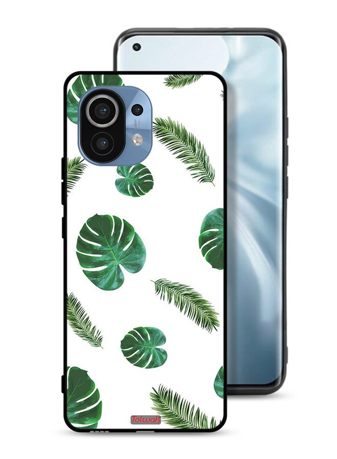 Tolwak Xiaomi Mi 11 Protective Case Cover Feathers Art - Image 1