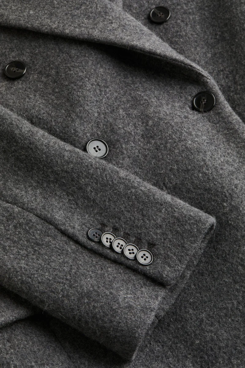 H&M Wool-blend double-breasted jacket
