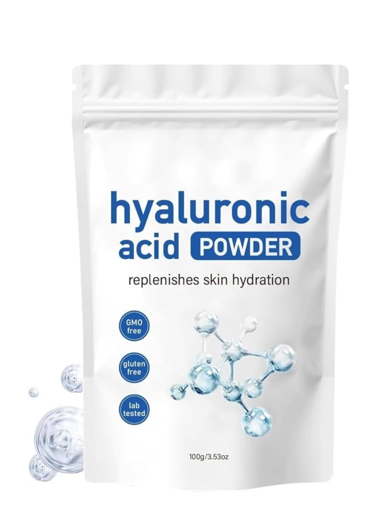 Generic Hyaluronic Acid Powder (3.52oz) Anti-Aging Serum, Instant Hydration for Dry u0026 Sensitive Skin(1pc) - Image 1