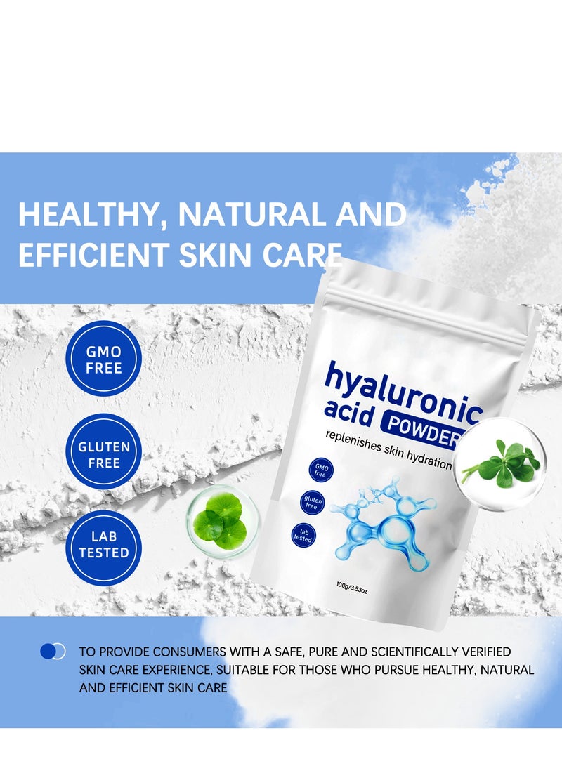 Generic Hyaluronic Acid Powder (3.52oz) Anti-Aging Serum, Instant Hydration for Dry u0026 Sensitive Skin(1pc) - Image 5