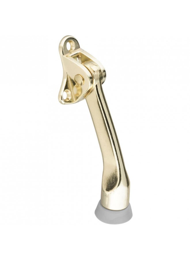National Hardware National Hardware N184-259 V238 Kickdown Door Stop in Brass,4 Inch 