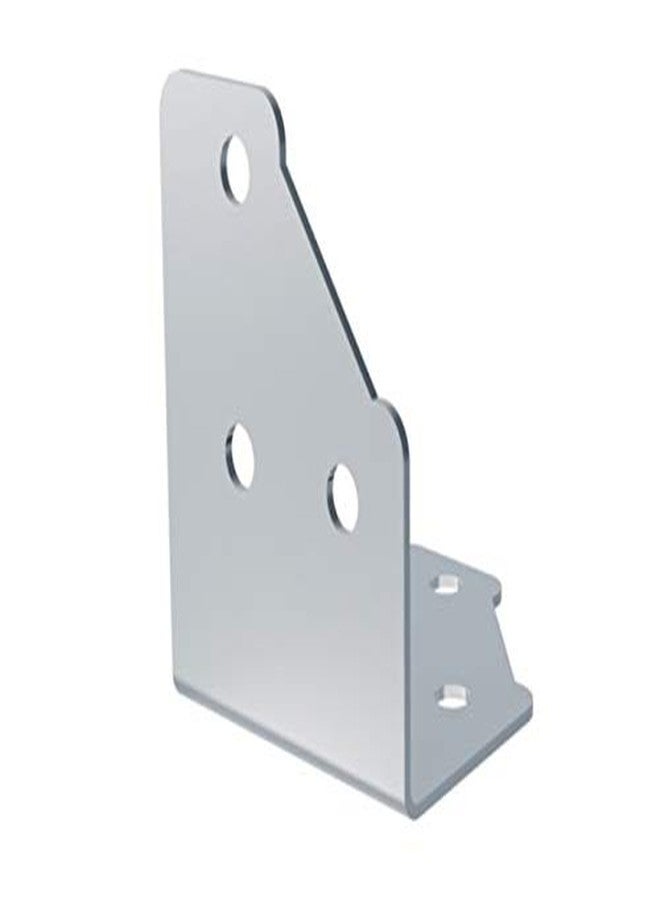 Penn Elcom Large Brace - Set of 8 | 6 Hole 18 Gauge Steel Flight Case Brace | 1.2mm PennBrite Finish | Durable Hardware for Case Building & Repair - Image 3