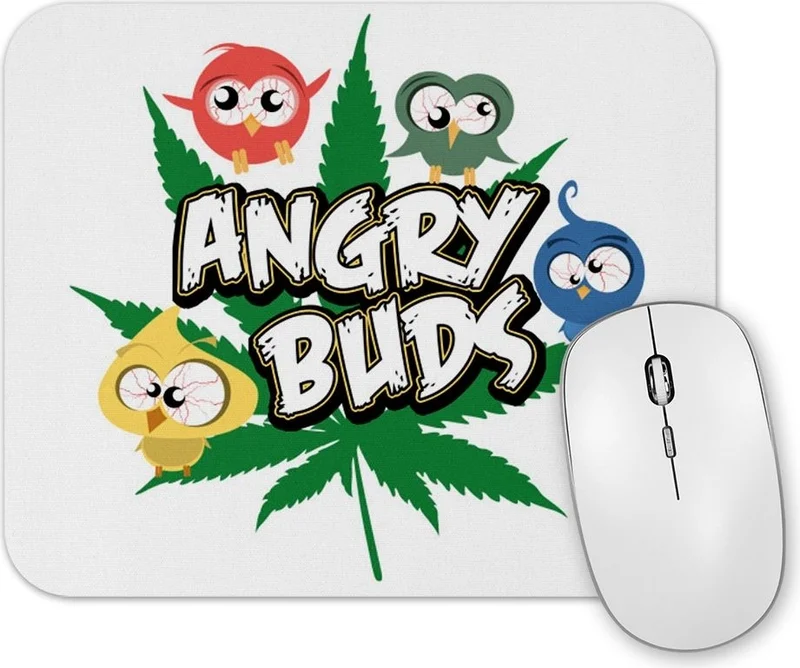 Baskı Dükkanı Print Shop Angry Birds Angry Buds Mouse Pad