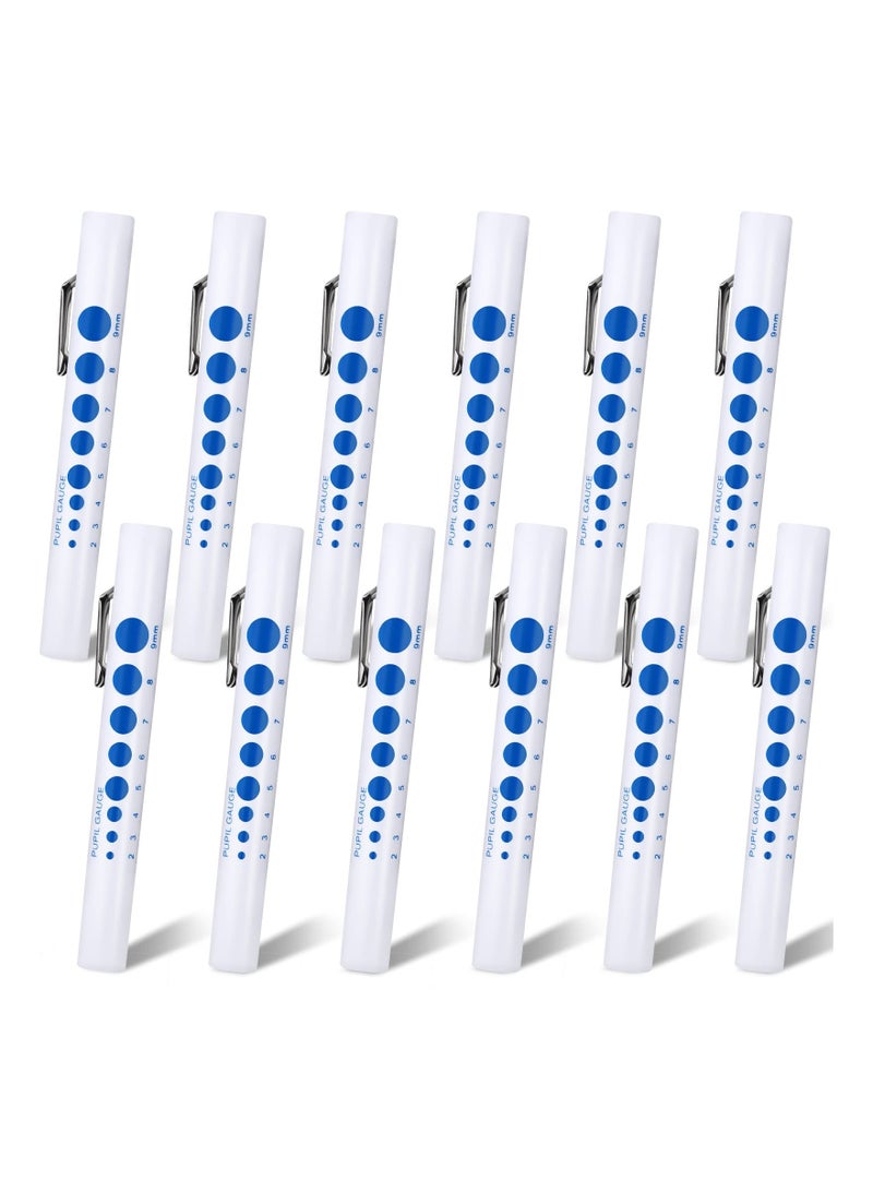 Y&D Pen Lights for Nurses, with Pupil Gauge and Ruler Disposable Diagnostic Penlight, Student, Doctors School, Lightweight Battery Included, Precision Lens Home, Nursing Homes, Camping(12 Pack) - Image 1