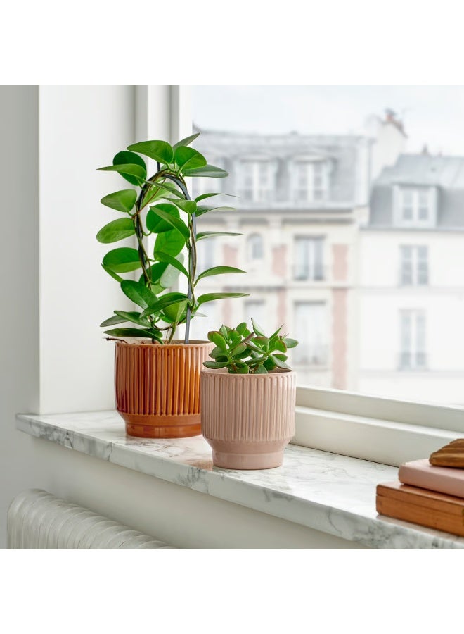 Beige Plant Pot – Indoor & Outdoor Decorative Flower Pot, Durable and Stylish, 9 cm Diameter - Image 2