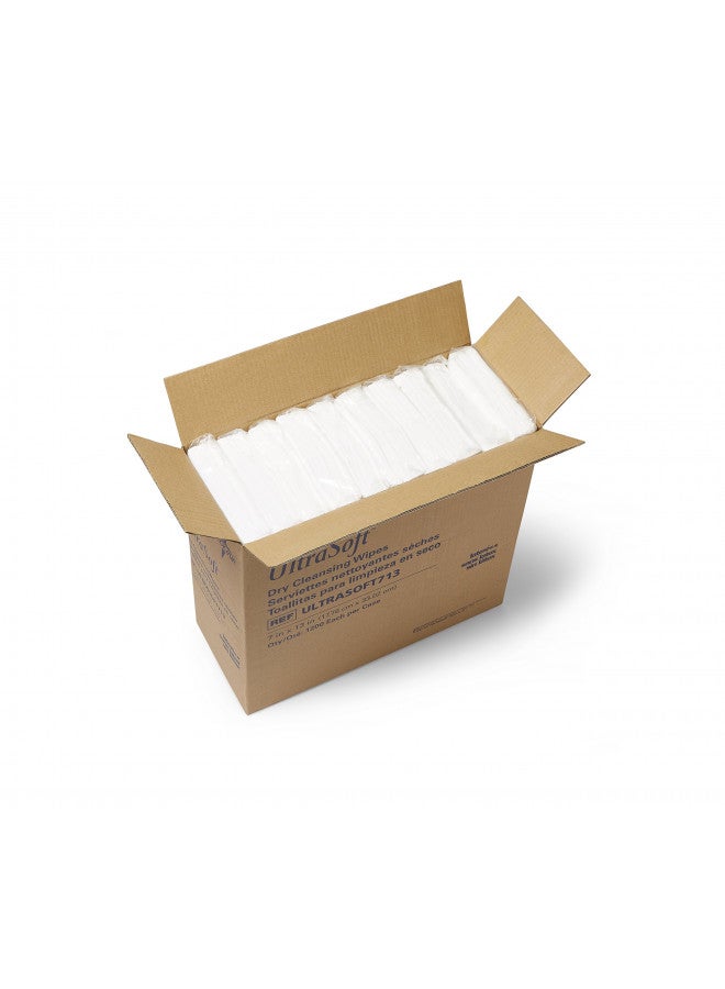 Medline Ultrasoft Dry Baby Wipes, Gentle Disposable Cleansing Cloths, 1,200 Count, Dry Wipe Size is 7 x 13 inches, Great for Sensitive Skin and can be used as Baby Washcloths, Incontinence Wipes - Image 4