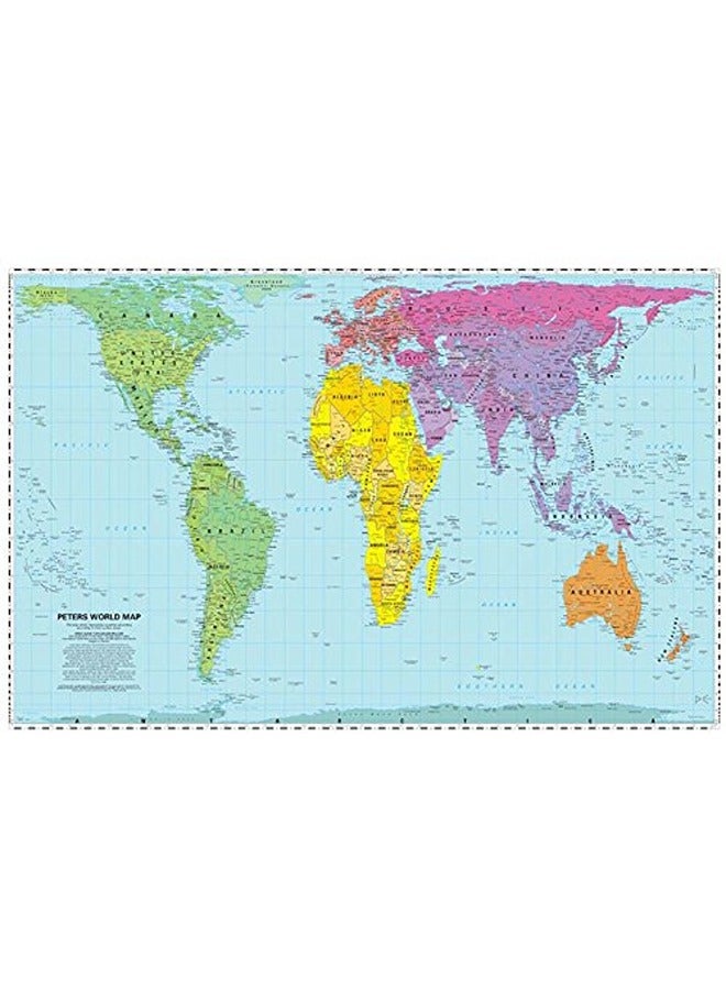 Peters World Map: Folded