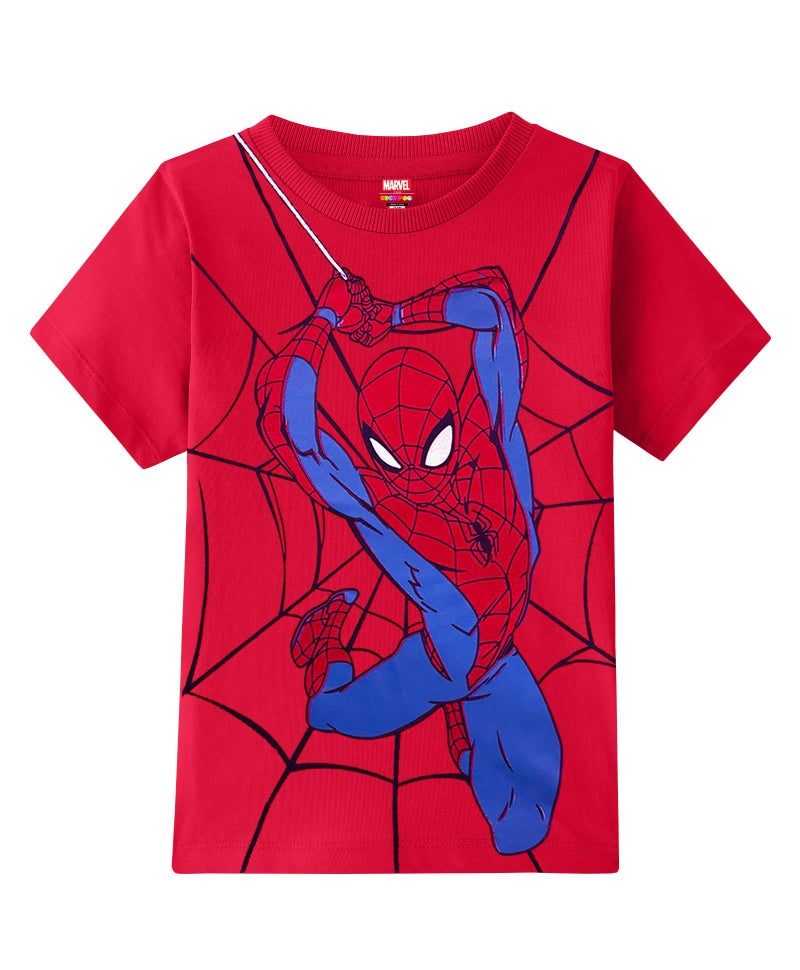 Kuchipoo © Marvel Boys Regular Fit Half Sleeves Cotton T-Shirts (MKUC-TSHRT-418, 13-14 Years, Multi-Colored) - Image 3