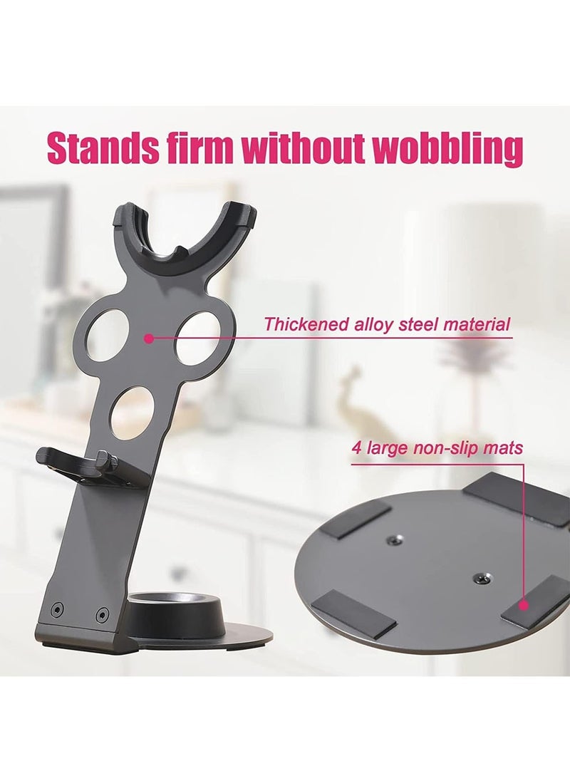 YOUWE7 YOUWE7 Hair Dryer Stand Compatible for Dyson Supersonic Hair Dryer, Accessory Organizer for Dyson Blow Dryer, Attachments Counter Storage Rack, Organizer for Dyson Hair Dryer, Diffuser, Nozzle holder  - Image 4