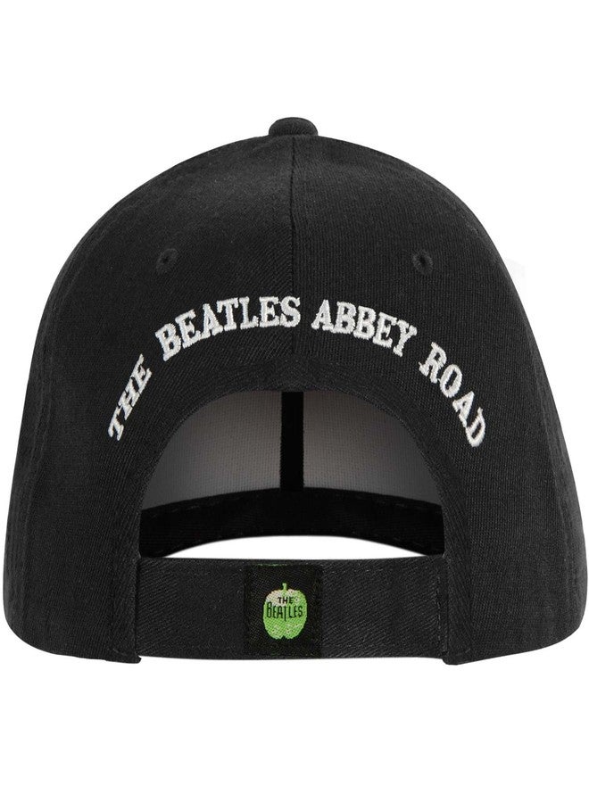 Beatles Men's Sonic Shining Abbey Road Baseball Cap Fitted Black - Image 2