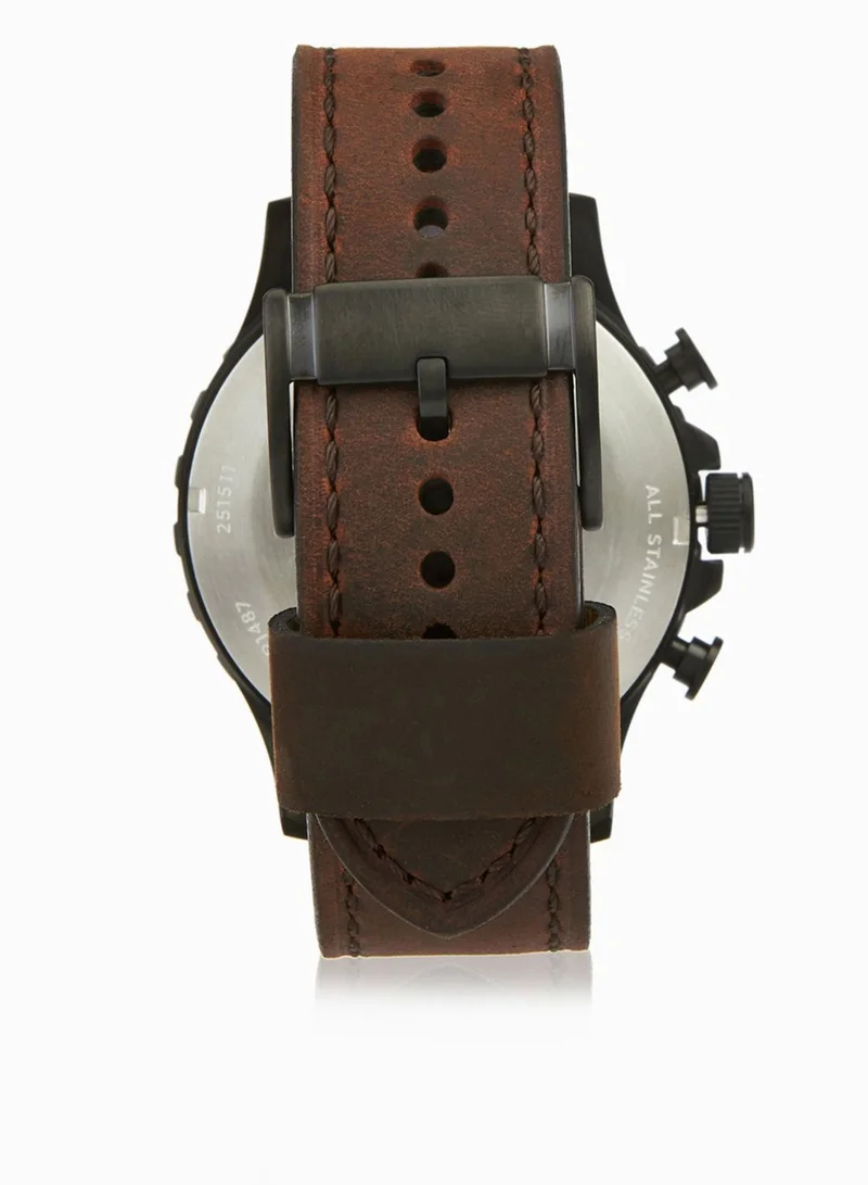 FOSSIL Nate Brown Leather Watch