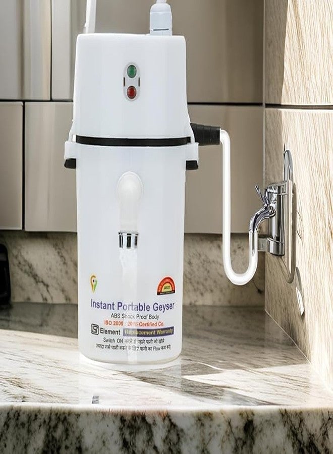 Cospex Auto Cut Off Portable Instant Water Heater/Geyser for Kitchen, Bathroom, Office, rest, Labs, Clinics, Saloon & Beauty Parlor - Image 3