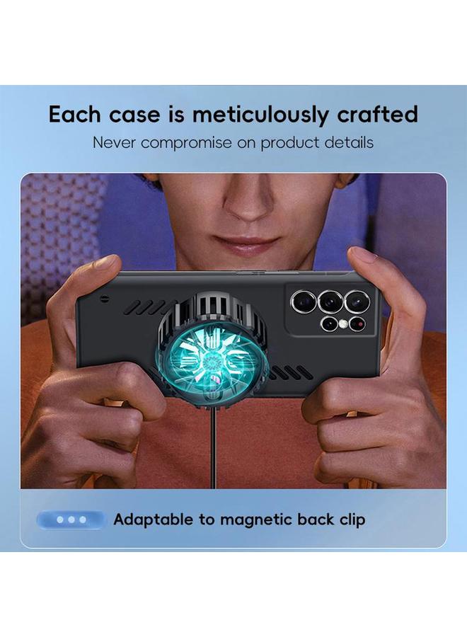 erorex Case For Samsung Galaxy S23 Ultra 5G All-inclusive Lens Frameless Graphene Cooling Phone Case - Image 4