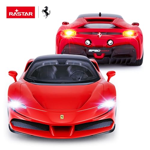 RASTAR 114 Ferrari SF90 Stradale Radio Remote Control Car Ferrari SF90 Model Car Toy Car for Boys Kids 24G - Image 5