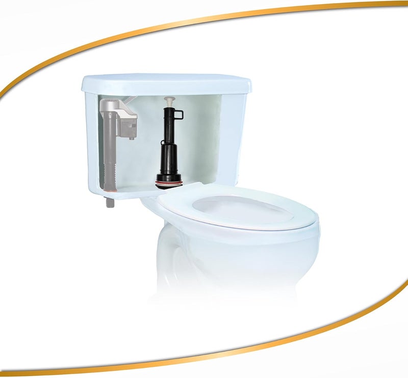 Korky Korky 457 2X Long Life Seal Fits Mansfield 210 and 211 Fixes Leaking Tower Style Valves and HardtoFlush ToiletsEasy to InstallMade in USA Red  - Image 4