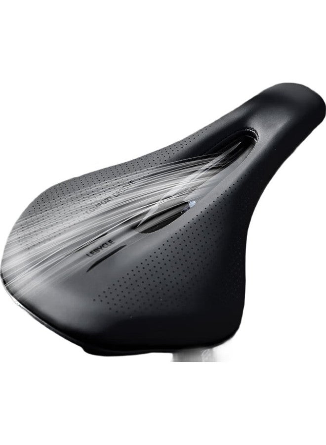 LeBycle Road Bike Saddle, Mountain Bike Seat, Cycling Seat Cover, Bicycle Short Nose Saddle, Bike Seat Accessories - Image 2