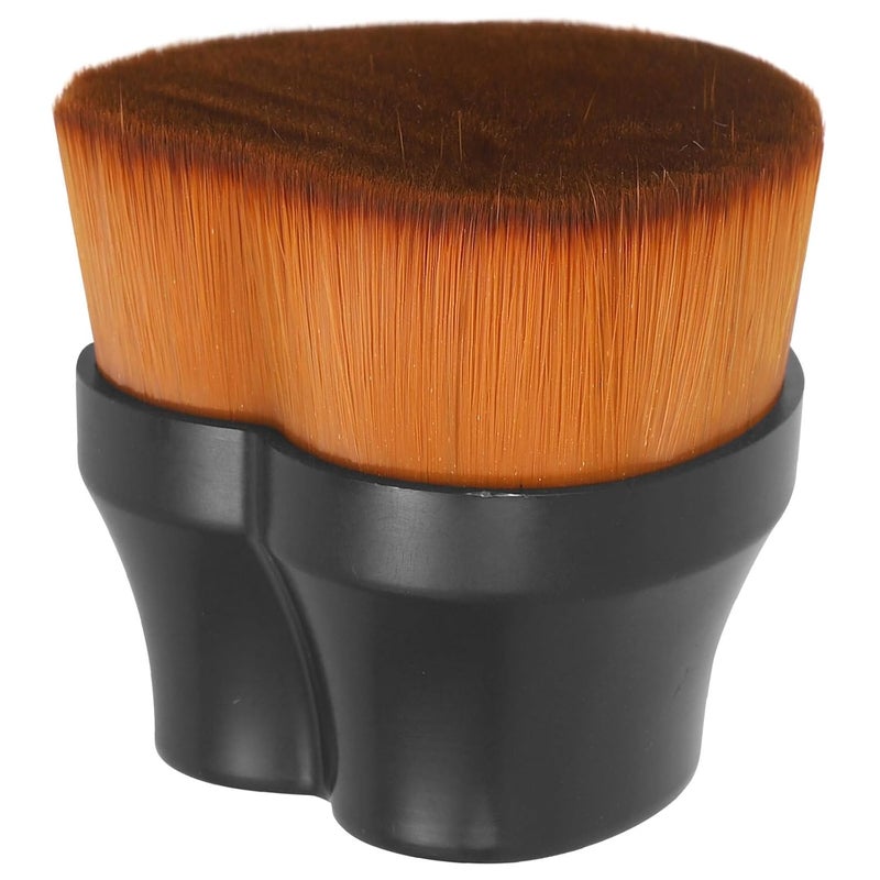 Heart-shaped Foundation Brush Small Size Soft Synthetic Makeup Brush for Women for Loose Powder and Liquid Foundation Application for Travel and Daily Use - Image 1