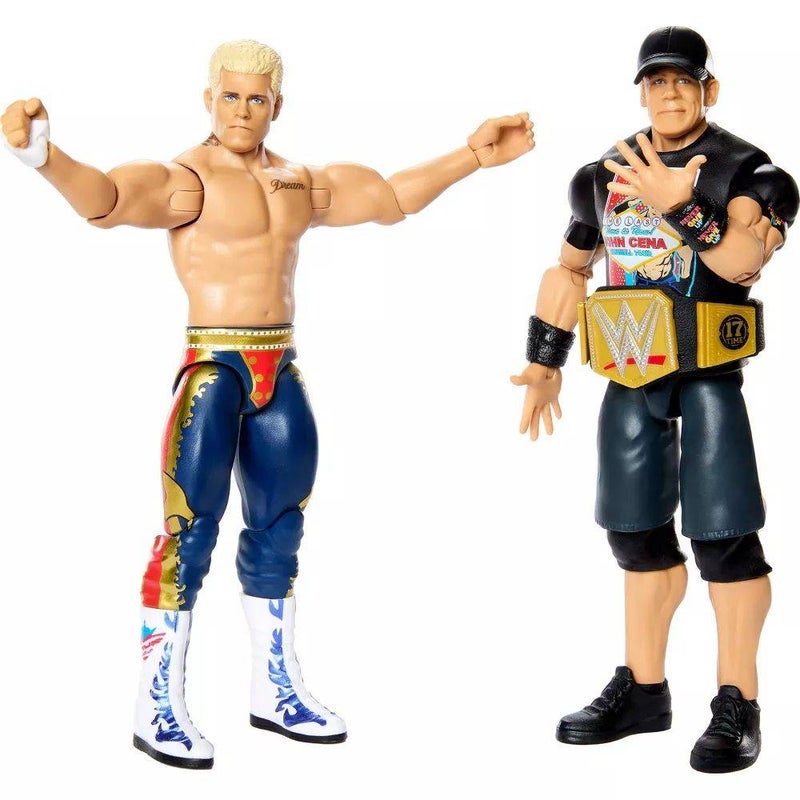 WWE Main Event Showdown The American Nightmare Cody Rhodes vs John Cena 2-Pack (17 cm) - Image 2